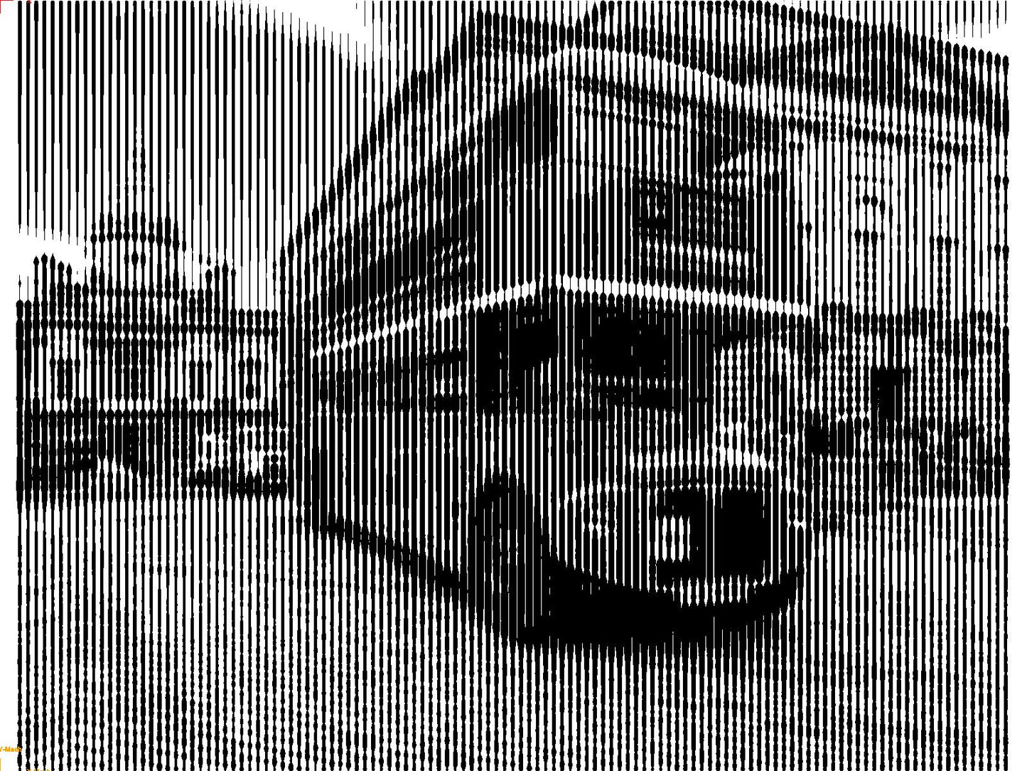 Pixelpop Motiv „Englischerbus“