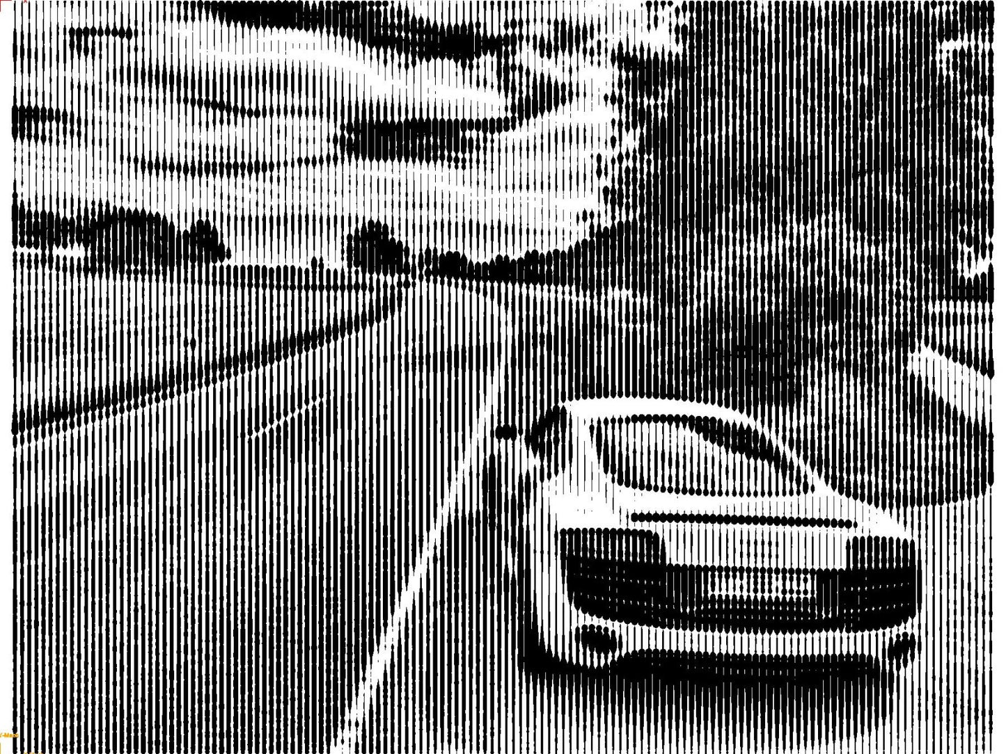 Pixelpop Motiv „Sportwagen“