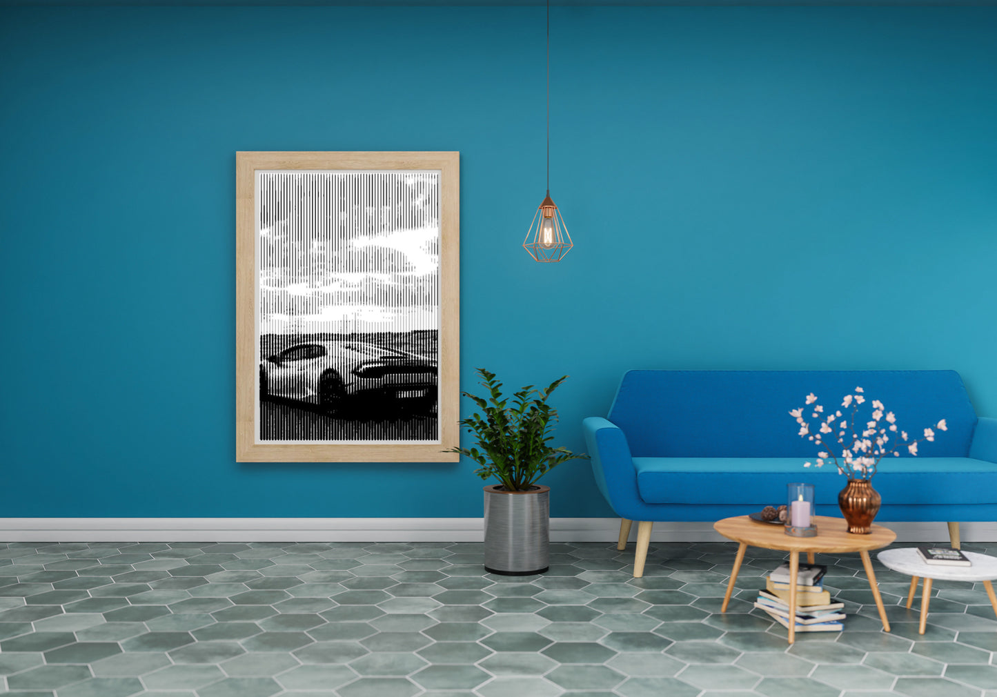 Pixelpop Motiv „Racecar“