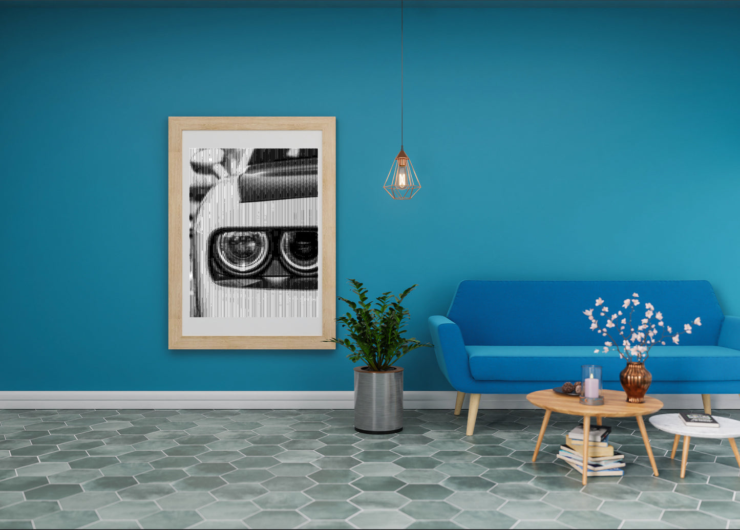 Pixelpop Motiv „Challenger Lights“