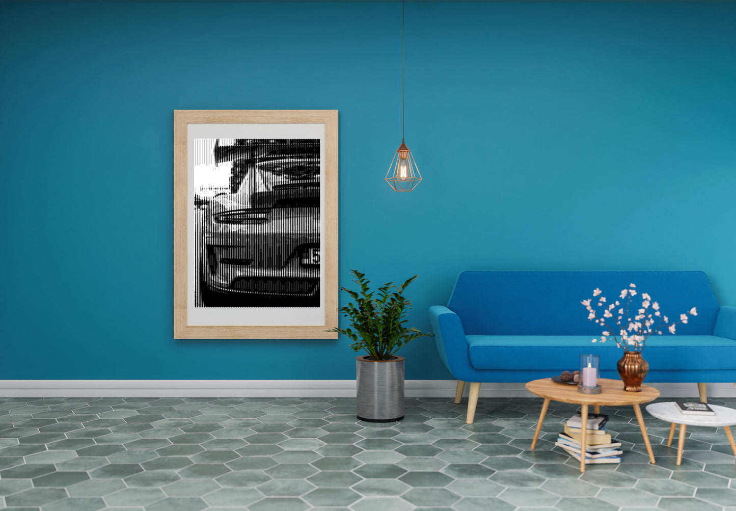 Pixelpop Motiv „Sportcoupé“