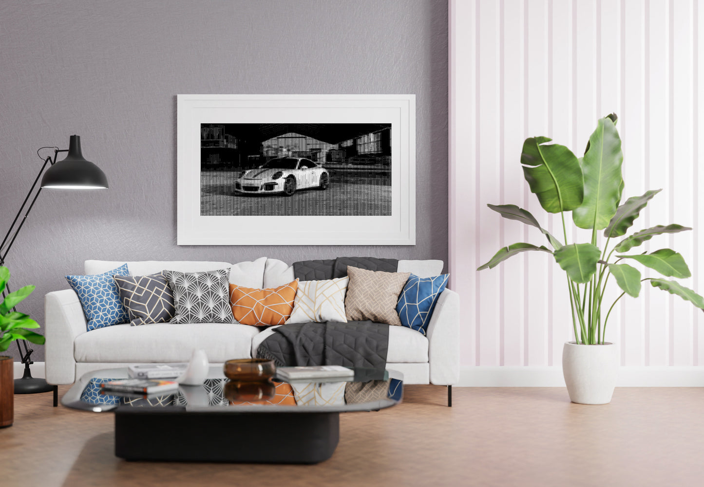 Pixelpop Motiv „Racecar 911“