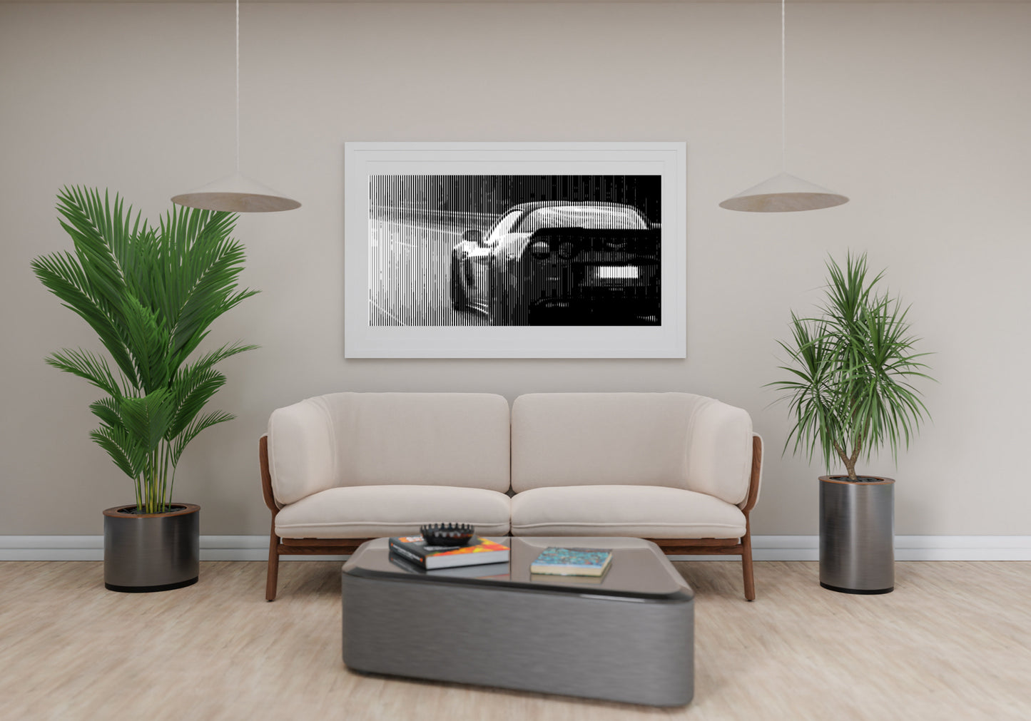 Pixelpop Motiv „Rennauto“