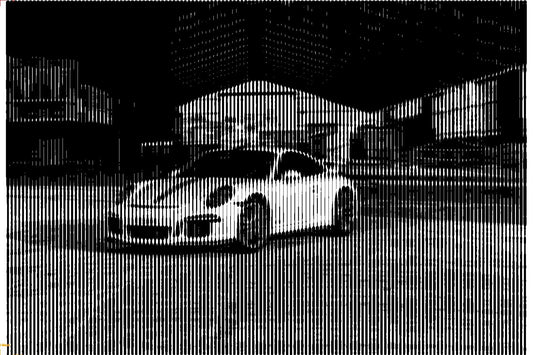 Pixelpop Motiv „Racecar 911“