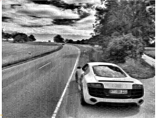 Pixelpop Motiv „Sportwagen“